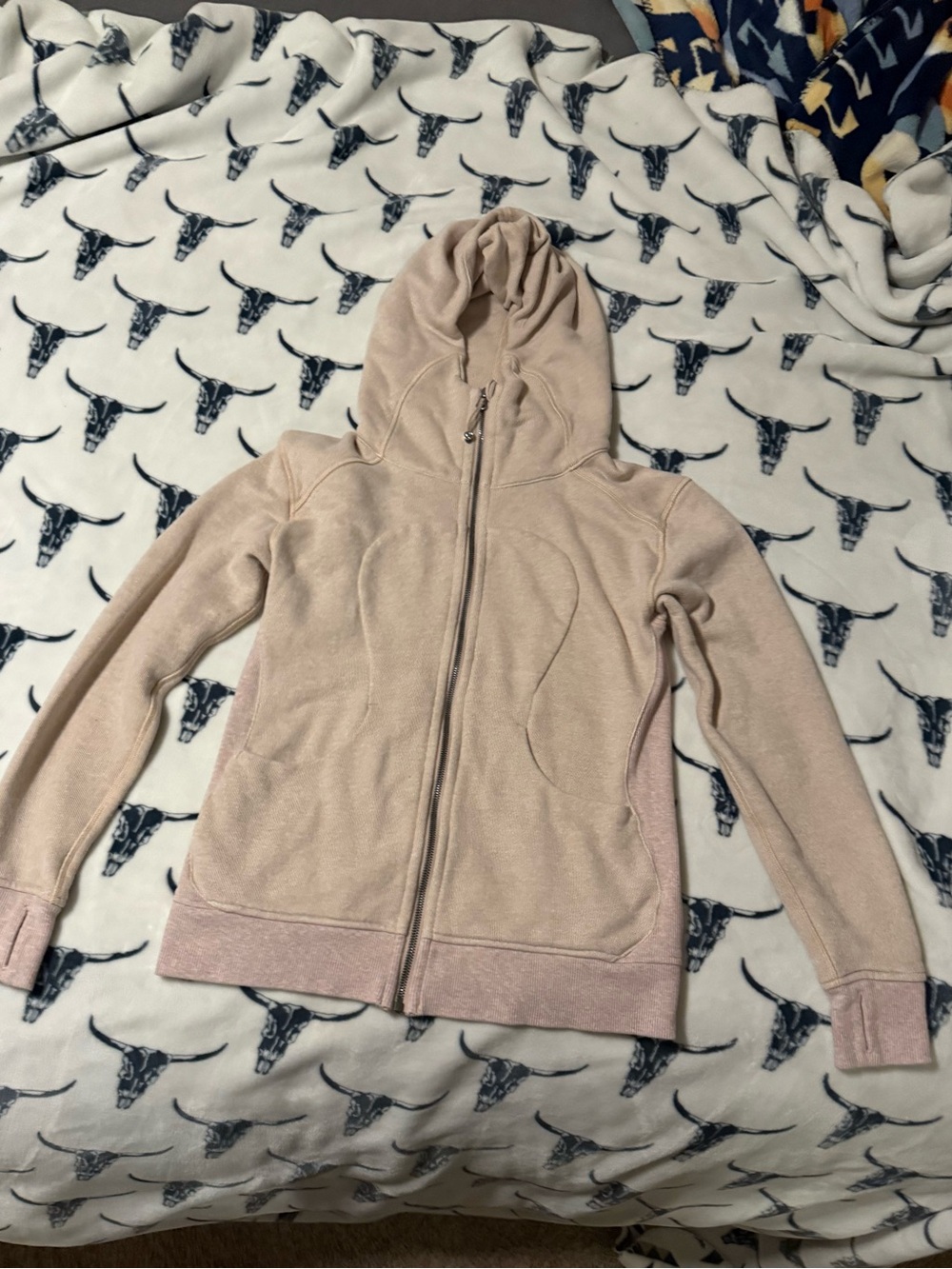 lululemon athletica Pale Pink Full-Zip Hoodie